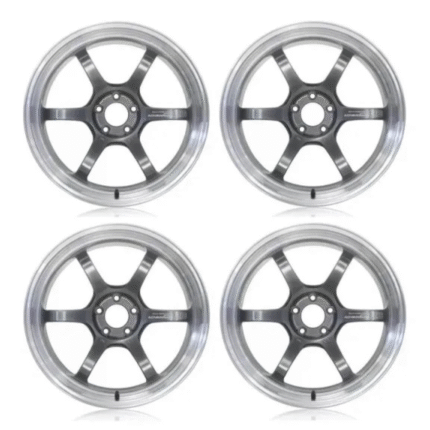 Advan Nissan GT-R R6 Wheel Set 20x10 | 20x12 - Machining & Racing Hyper Black